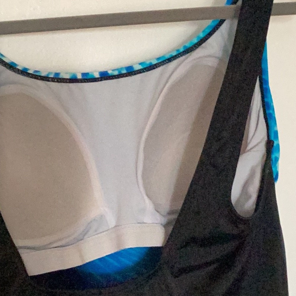 Reebok Blue Fitted Swim Tankini Size 18 - Picture 7 of 11